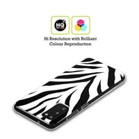 Дизайн на главни случаи Официално лицензирана благодат илюстрация Animal Prints Zebra Soft Gel Case, съвместим със Samsung Galaxy A50 A30s