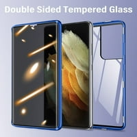 Anti peep магнитен samsung galaxy s edge case двустранна поверителност при темпераментиране на стъклен екран Протектор за променлив и устойчив на драскотина защита