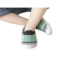 Crocowalk Boys Bound Shoes Мрежа ходеща обувка за обувки на чорапи за маратонки момичета трениращи джогинг леко дишащо зелено 4.5c