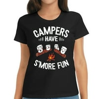 Къмпингите имат S'more Fun Campfire Smores Marshmallow Camping тениска