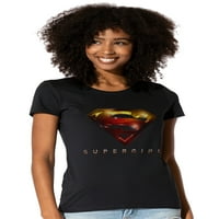 Supergirl Logo отблясъци женска тениска