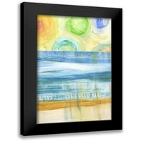 Brey Black Modern Framed Museum Art Print, озаглавен - Водни движения II