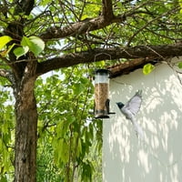 Висяща PVC метал на открито дъждовно запълване Автоматично захранване с птици за хранене птица станция за хранене