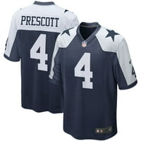 Мъжки Nike Dak Prescott Navy Dallas Cowboys Alternate Game Team Jersey