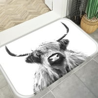 Xyer Animal Pattern Floor Mat Anti-Oil Flannel Fadeless Faleless Windable Door Matt за хотел
