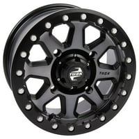 Tusk Uinta Beadlock Wheel 4. + 3. Gunmetal Black за Polaris RZR Pro XP Premium -