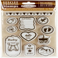 Stamperia Cling Stamp 5.5 x7 -бебе