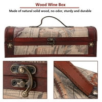 От висок клас единична бутилка дървена кутия за съхранение на вино, дърво BO BO BOTINE BOTINE BOX, деликатен подарък, който се показва за ентусиаст на виното