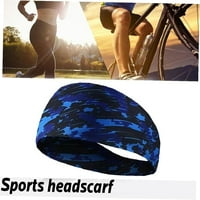 Eastjing Sport Headband Sweatband Yoga Hair Bands работи с глава Анти пот спортни групи за мъже жени