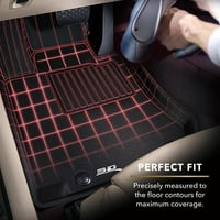 3D Maxpider персонализиран Fit Kagu Floor Mat, съвместим за Toyota 4Runner 2013- - Пълен комплект