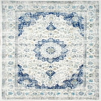 Verona Vintage Persian Area Rug 8 '10' синьо