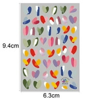 Стикери за нокти на листа лента Цветя шаблон Маникюр аксесоари хартия Разкрасяване на ноктите на жените за жени
