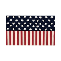 Placemat Patriotic Star Placemats за трапезарна маса 4 -ти юли Деня на декорацията на декорацията на меморията за миеща маса + a