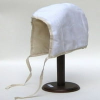 Морски памучен памучен памук подплатена шапка за въоръжение бяло средновековен ренесанс