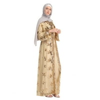 SHPWFBE Cardigan за жени дамски издълбани пайети жилетка Long Long Cardigan Abaya Arab Kaftan Cardigan