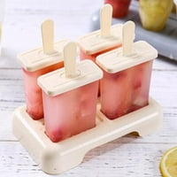 Mortilo Fhraps Начало домашен лед Начай прави Popsicle Popsicle Ice лед блок BO Multi Functional Ice Bo Popsicle Home & Garden Бежов- 5.46x3.51x5.07in