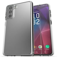 Затворен, предназначен за Samsung Galaxy S Plus Clear Case, тънък защитен прозрачен калъф за телефон