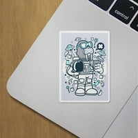 Agdest Club Decal Stickers of Walrus Astronaut Premium Indoor за лаптоп P