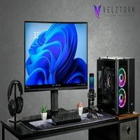 Velztorm Vitru SFF Gaming Desktop, Wifi 6, AIO, RGB фенове, 850W PSU, Win 10H) Velz0059
