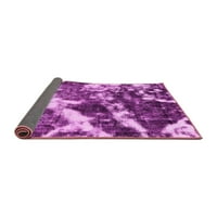 Ahgly Company Indoor Square Abstract Pink Modern Area Rugs, 4 'квадрат