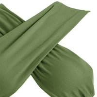 За секси примирични кръстосани вратовръзки гърба на гърба на реколтата отгоре на дълбоко зелено с един размер