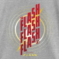 Момиче The Flash Triple Red Logo Graphic Tee Athletic Heather голям