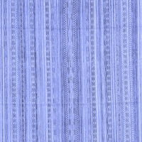 Ahgly Company Indoor Rectangle Резюме Сини съвременни килими, 2 '3'