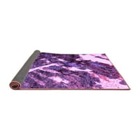 Ahgly Company Indoor Square Abstract Purple Modern Area Cugs, 6 'квадрат