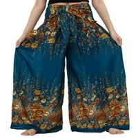 Капризи жени Флорални щампани дъна Бохо Панталони за панталони ежедневно носете панталони с висока талия с талии