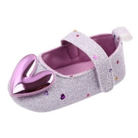Бебешко малко дете меки обувки обувки сърцевини с форма на обувки меки подместни принцеси на закрито обувки за ходене
