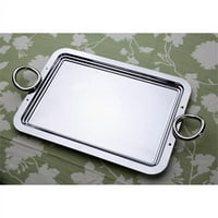 Godinger Rectangle Tray 17. in. 12. in. Ellipse