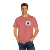 Подарък за слънчогледова риза за нейната риза за цветя Топ флорална графична тениска