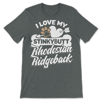 Забавна риза на Родезийската риджбек - обичам моето куче Stinkybutt