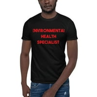 Тениска на памучна тениска с къси ръкави с червен екологичен език с неопределени подаръци