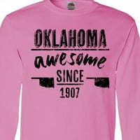 Мастически Оклахома страхотна от тениската с дълъг ръкав