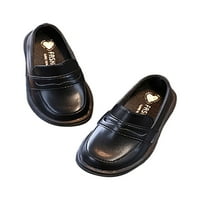 Tenmi Kids School Dishing Loafers Nonslip Slip on Cround Toe Oxford обувка
