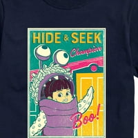 Monsters Inc - Скриване и търсене - Графична тениска с къси ръкави за мъже