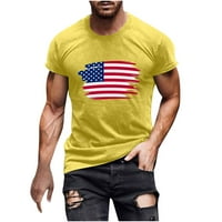 Мъжки ризи Jmntiy отпечатани с къси ръкави редовно прилягане на летни плажа ежедневни ризи за независимост на независимостта