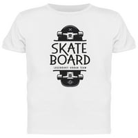 Скейтборд тениска мъже -Маг от Shutterstock, мъжки малки