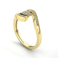 Естествен 3ct кръгла изрязана диамантена дама булчински цветни годежи фантастичен пръстен солидна 14k роза, бяло или жълто злато GH GH Si2