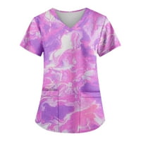 tobchonp къси ръкави дрехи за жени корейски модни тениски жена нови елегантни винтидж дрехи лилаво m