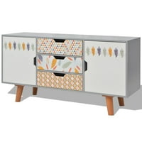 Ametoys Sideboard MDF 43.3 x13.8 x22.4 сиво