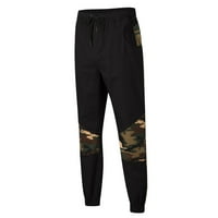 Суитчъри на Leey-World за мъже Mens Eversoft Sweatpants с джобове, влага по-ниска и дишащо черно, XL