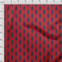 Oneoone памучен камбричен плат Абстракт Ikat Printed Craft Fabric Bty Wide