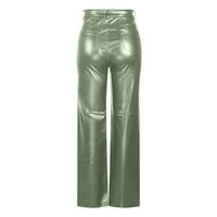 Панталони за пискюли за жени под с джобове кльощави пламъци еластични еластични панталони