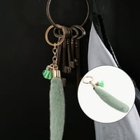 Прекрасни пискюлени плюшени ключодържатели Ключови чанти Орнаменти Пенсанти