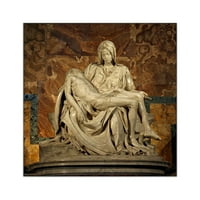 Cafepress - Sticker Michelangelos Pieta - Square Sticker 3 3