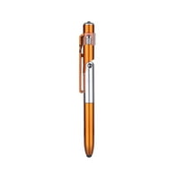 Betterz в многофункционална сгъваема LED светлина мобилен телефон Rack Touch Ballpoint Pen Orange Orange