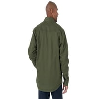 Wrangler Twill Rish Work Jacket Tough Layers Loden