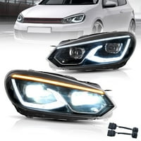 LED фарове на проектора за Volkswagen VW Golf MK 2008-2014